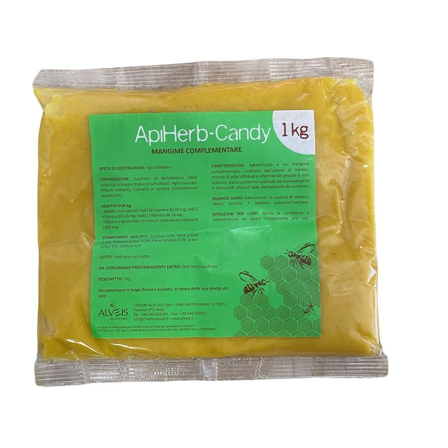 ApiHerb-Candy candito per apicoltura con aggiunta di ApiHerb - 1kg