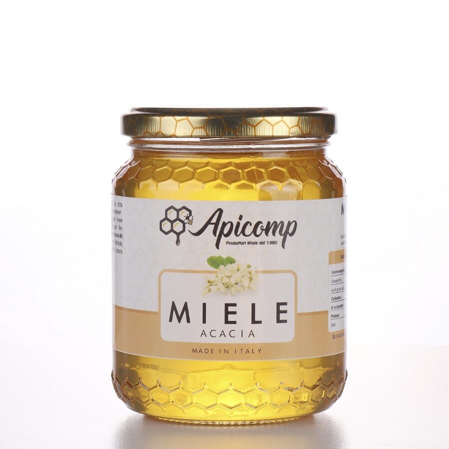 Miele di acacia prodotta in italia.