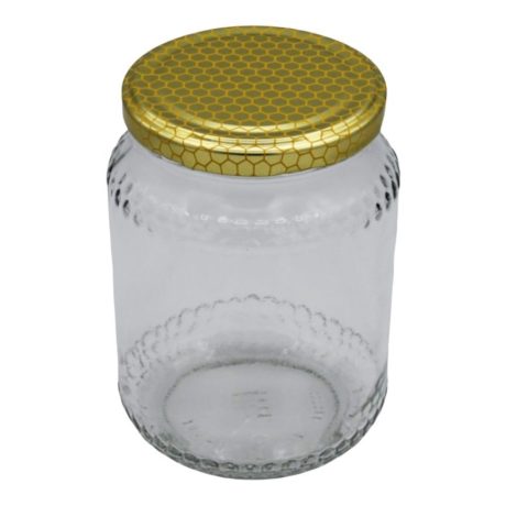 Vasetto in vetro 780 T.O. 82 da 1 kg miele con capsula
