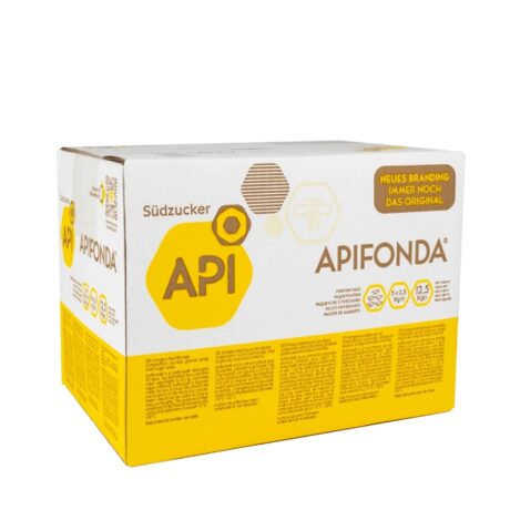 Apifonda alimento pastoso per le api in confezione da 12,5 kg 5 buste da 2.5 kg