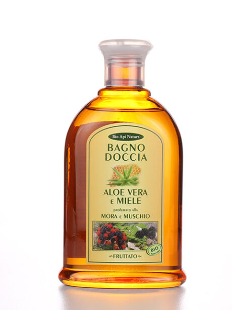 Bagno doccia Aloe Vera e Miele, Mora e muschio 300 ml