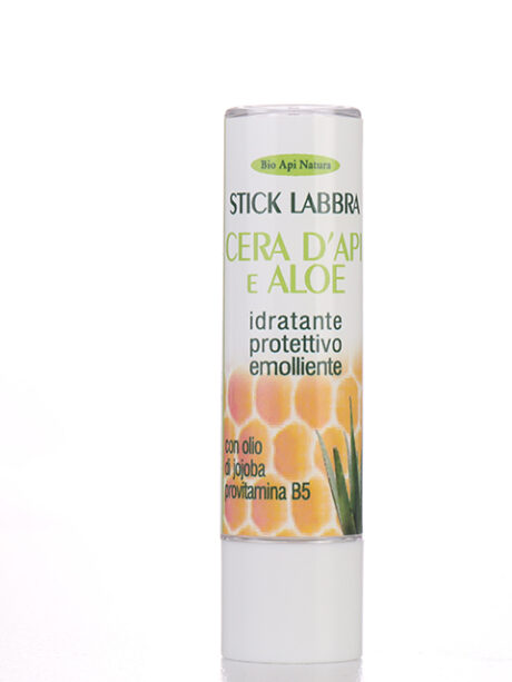 Stick labbra cera d'api e aloe vera