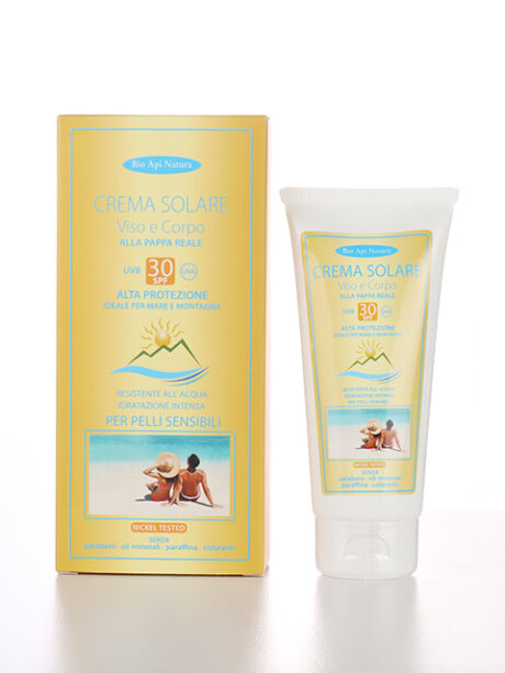 CREMA SOLARE Viso e Corpo alla Pappa Reale 100ml