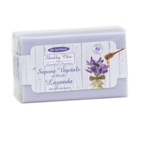 Sapone vegetale miele e lavanda 150 gr.