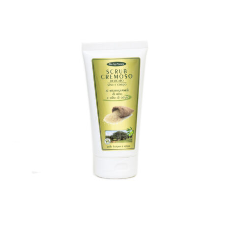 Scrub ai microgranuli di riso e olio d'oliva 150 ml.