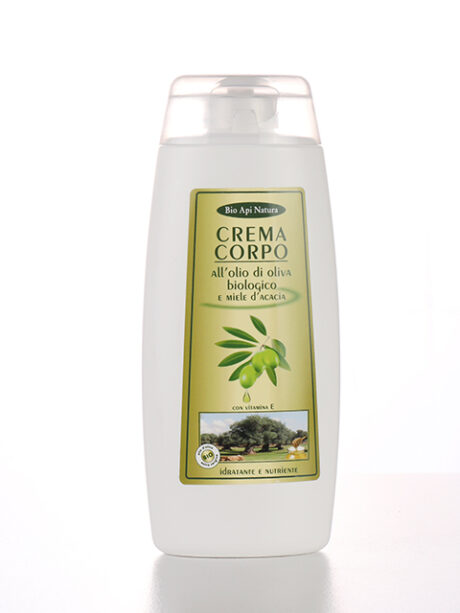 Crema corpo all'olio di oliva 200 ml.