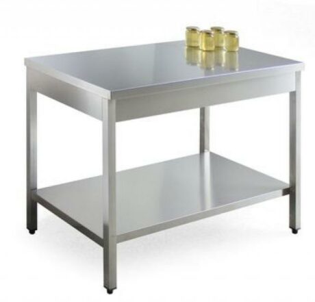 Tavola da laboratorio, inox 1200x700, altezza 900mm