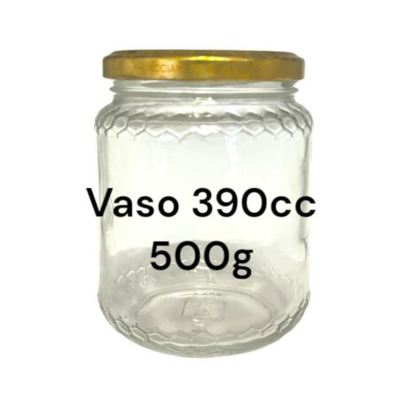 Vasetto vetro per 500gr con capsula