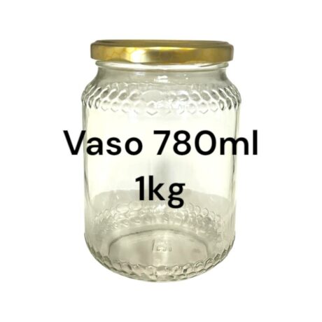 Vasetto in vetro 780 T.O. 82 da 1 kg miele con capsula